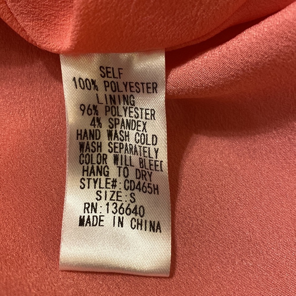 Lilly’s Kloset Red Geometric Dress Size S - Picture 14 of 14